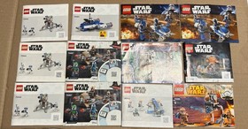 LEGO STAR WARS Manual Only Lot #s 75345-75391-75267-7914-9679-75310-75359-75089