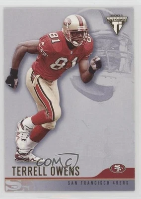 2001 Pacific Private Stock Titanium Retail Terrell Owens #122 HOF - Image 1 of 2