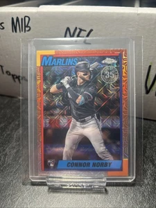2025 Topps Series 1 - 1990 Topps Chrome Silver Pack Connor Norby #T90C-87 (RC) - Bild 1 von 1