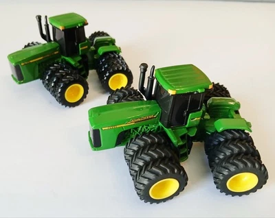 1/64 Ertl John Deere Granja Juguete Lote de 2 Tractores 4x4 con Triples 9400 9420 Foto 1 de 4