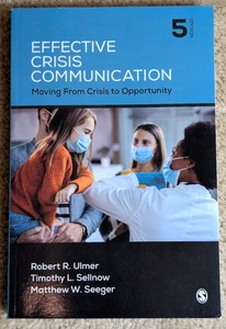 Effective Crisis Communication: Ulmer, Sellnow, & Seeger (2023, 5th ed) *VG* - Bild 1 von 4