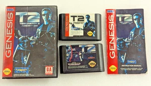 Terminator 2  LOT Sega Genesis Tested T2 Arcade Game and Judgemtn Day CIB - Picture 1 of 6