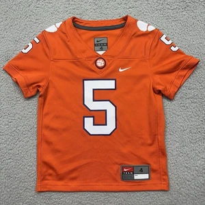 Nike Team 4 P41201 #5 Clemson Tigers Boys Untouchable Football Jersey 4-7 Youth - Picture 1 of 11