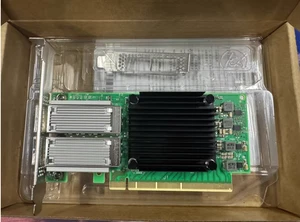Nowa karta sieciowa Mellanox MCX516A-CCAT ConnectX-5 2 porty 100GbE z podwójnymi wspornikami - Zdjęcie 1 z 6