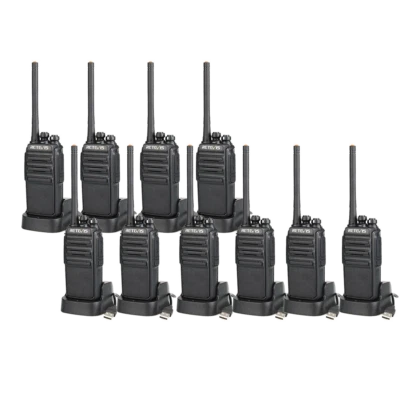 Retevis RT24 PMR446 Walkie Talkie 16Kanäle Sprechfunkgeräte+6XHeadset Kopfhörer - Bild 1 von 4