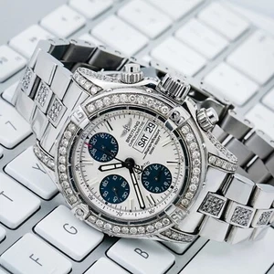 Breitling Superocean Cronógrafo II A13340 42mm Esfera Blanca Acero Inoxidable - Imagen 1 de 6
