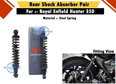 Shocker Rear Shock Absorber Pair For "Royal Enfield Hunter 350" - image 1 of 4