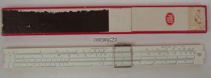 regola diapositiva vintage POST bambù 1447 Sun HEMMI 11" con scatola GIAPPONE slipstick - Foto 1 di 7