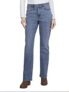 Pantalones de mezclilla elásticos de tiro alto Wrangler para mujer nuevos sin etiquetas | azules | talla 2 - Imagen 1 de 2