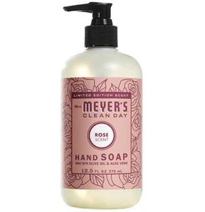 Mrs Meyers Hand Soap Clean Day Rose Scent - 12.5 Oz - Pack of 6 - Picture 1 of 3