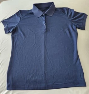 Nike Polo Donna Dri-Fit Blu Scuro Media 100% Poliestere NUOVA - Foto 1 di 3