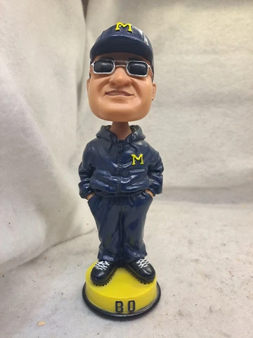 Bo Schembechler University of Michigan Wolverines Bobble head 2001 Forever Colle Cover