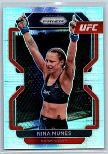 2022 Panini Prizm UFC Hyper Prizm Nina Nunes - Foto 1 di 2