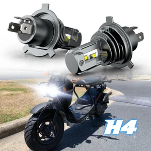 For Honda NPS50 Ruckus 50 2003-2016 LED Headlights H4 9003 6000K Light Bulbs - Picture 1 of 13