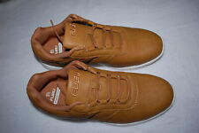 Mens Shoes CAMEL BROWN / DARK TAN FASHION SNEAKERS Faux Leather FUBU Size 8