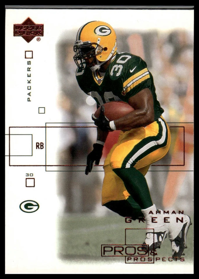 2001 Upper Deck Pros & Prospects #35 Ahman Green - Image 1 of 2
