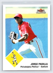 JORGE PADILLA 2003 Fleer Tradition Glossy 40th Anniversary #66 Phillies 044/100 - Picture 1 of 2