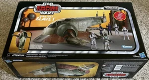 The Vintage Collection Boba Fett's Slave I Factory Scatola Sigillata Star Wars Hasbro - Foto 1 di 12