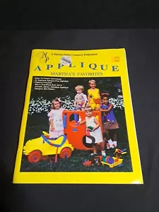 Martha Pullen APPLIQUE: Martha's Favorites PATTERN INSERTS INTACT 1991 Trade PB - Picture 1 of 12