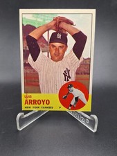 1963 Topps LUIS ARROYO New York Yankees #569 Card HIGH Number 