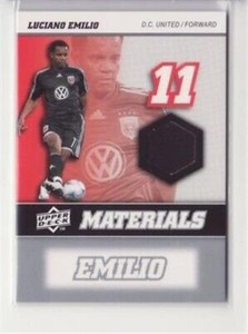 2008 Upper Deck MLS Materials #MM19 Luciano Emilio BLACK Jersey - Flat S/H