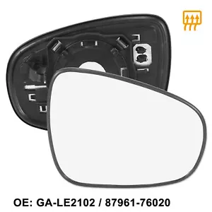Espejo de vidrio con respaldo lado del pasajero térmico derecho para Lexus LS460 CT200h GS350 - Imagen 1 de 7