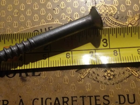 OLD IRON WOOD SCREWS SLOTTED ANTIQUE WOOD SCRES VINTAGE WOOD SCREWS PRODUCTIONS Cover