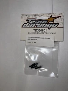 Team Durango 2mm Hex Ball M3x10mm TD330601 OZRC JC - Picture 1 of 2