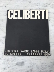 Antiguo Catálogo Giorgio Celiberti Galería Zanini Roma 1969 Old Catalog - Imagen 1 de 5