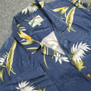 Vintage Paradise Found Shirt Men 3XL Camp Magnum PI Hawaiian USA Bird Paradise - Picture 1 of 6