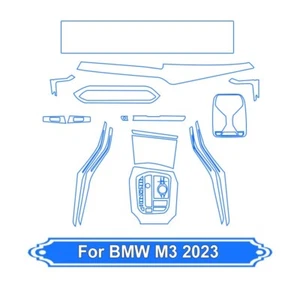 Anti Scratch Central Control Screen TPU Interior Protection Film for BMW M3 2023 - Picture 1 of 9