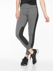ATHLETA Essex Hybrid Tight, NWOT, Medium Petite, Black Heather, Hiking P-1 - Picture 1 of 4