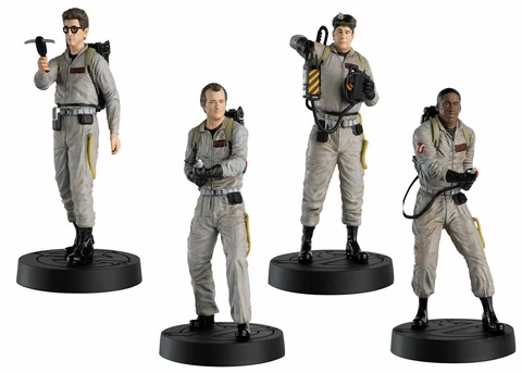Ghostbusters Figurine Set Egon, Raymond, Winston, Peter = BRAND NEW & RARE Cover