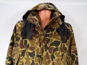 Chaqueta Clásica Vintage EE. UU. Woolrich Hombres Grande Forrada en Camuflaje Doble Cremallera H22 - Imagen 1 de 10