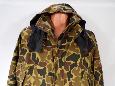 Chaqueta Camuflada Clásica Woolrich De Colección EE. UU. Hombres LG Completamente Forrada Bolsa de Juego Capucha Z25 Foto 1 de 4