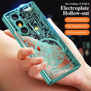 Hinge Case For Samsung Galaxy Z Fold 6 5 4 3 5G Shockproof With Screen Protector - Picture 1 of 53