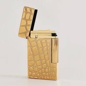 Luxus Retro Zigaretten Bright Ping Sound Gas Memorial DP Gravur Feuerzeug - Bild 1 von 4