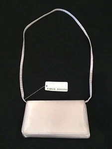 Carlo Fellini Lilac Satin Evening Bag - New with tags - Picture 1 of 3
