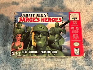 BOX ONLY Army Men Sarge's Heroes - Nintendo 64 Box Only Authentic Acceptable ￼ - Picture 1 of 15