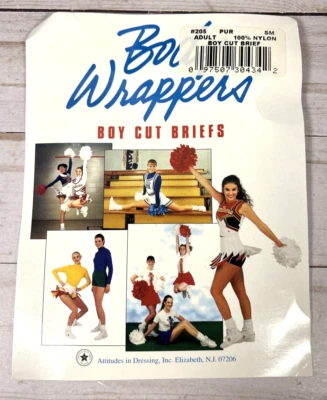 Body Wrappers Calzoncillos Corte Niño Para Mujer Adulto Pequeño Púrpura Alegría Pantalones Cortos Nylon NUEVO Foto 1 de 4