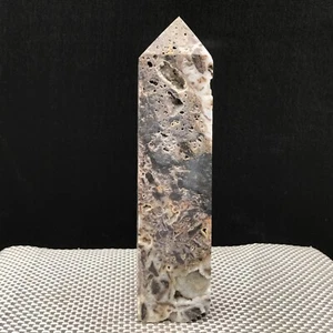 1040G Natural sphalerite geode Druzy Quartz Crystal Obelisk Tower Healing - Foto 1 di 24