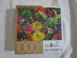 Rompecabezas Flores Verano 1000 Piezas Milton Bradley Big Ben (2018) - Imagen 1 de 6