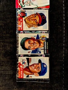 1953 TOPPS XMAS BASEBALL RACK PACK BEAUTIFUL BILLY MARTIN AL ROSEN SID GORDON - Picture 1 of 2