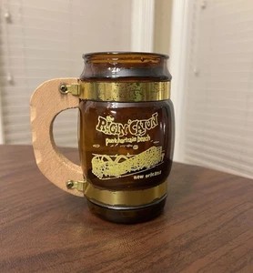 The Ragin' Cajun Achterbahn Glas Krug Becher Pontchartrain Strand New Orleans - Bild 1 von 12