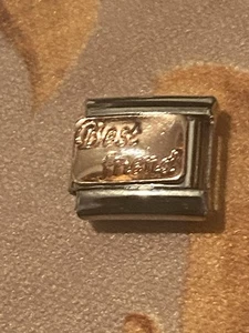 New Rose Gold Best Friend Charm Fits 9mm Classic Italian/Nomination Bracelet - Picture 1 of 4