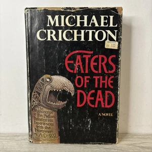 Eaters of the Dead by Michael Crichton 1976 First Edition Hard Cover Dust Jacket - Bild 1 von 9