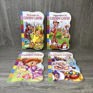 Candy Land 4 Early Learning Board Books Illustrated 2005 Set Nice Shape Rare HTF - Imagen 1 de 20