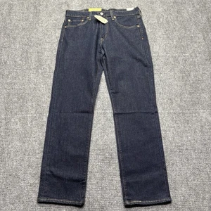 NWT Levis Premium Jeans Mens 32x30 Blue 514 Straight Stretch Flex Big E - Picture 1 of 17