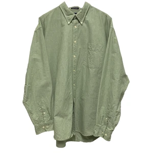 VTG GAP Classic Oxford Shirt XL Light Green Button Down Y2K Preppy Office - Picture 1 of 9