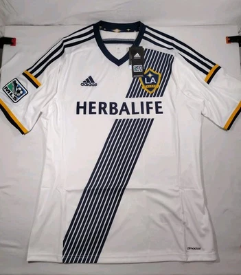 Camiseta de fútbol para hombre Los Angeles Galaxy MLS Adidas 2015 grande Foto 1 de 4